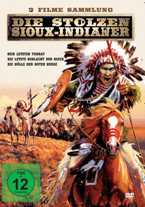 Die stolzen Sioux-Indianer (3 Filme in einer Box), DVD