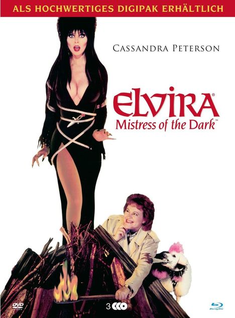Elvira - Herrscherin der Dunkelheit (Blu-ray &amp; DVD in Modularbook), 2 Blu-ray Discs und 1 DVD