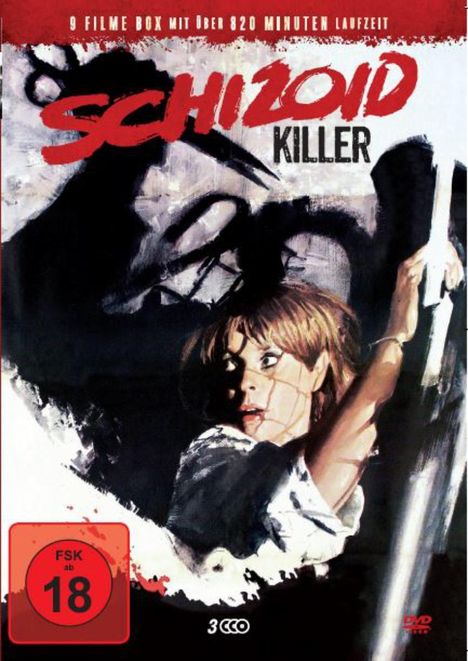 Schizoid Killer (9 Filme auf 3 DVDs), 3 DVDs
