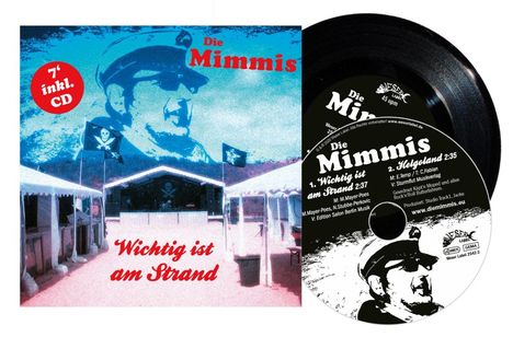 Die Mimmis: Wichtig ist am Strand, 1 Single 7" und 1 CD