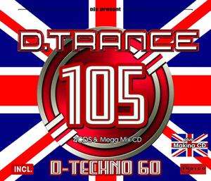 D.Trance 105 (incl. D-Techno 60 &amp; UK-Makina), 5 CDs
