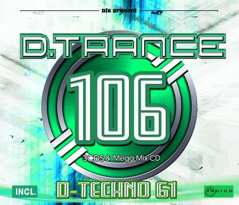 D.Trance 106 (incl. D-Techno 61), 4 CDs