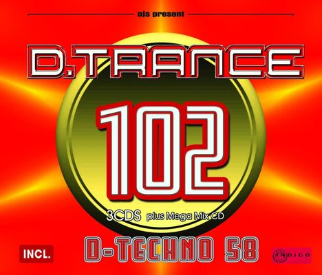 D.Trance 102 (incl. D-Techno 58), 4 CDs