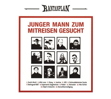 Rantanplan: Junger Mann zum Mitreisen gesucht, CD