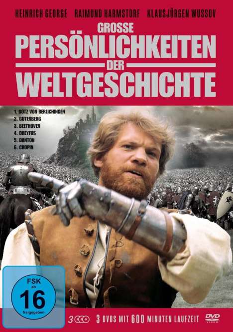 Grosse Persönlichkeiten der Weltgeschichte, 3 DVDs