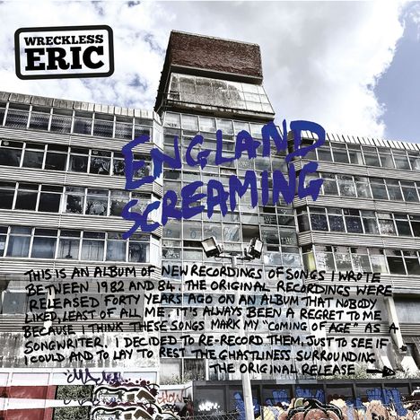 Wreckless Eric: England Screaming, CD