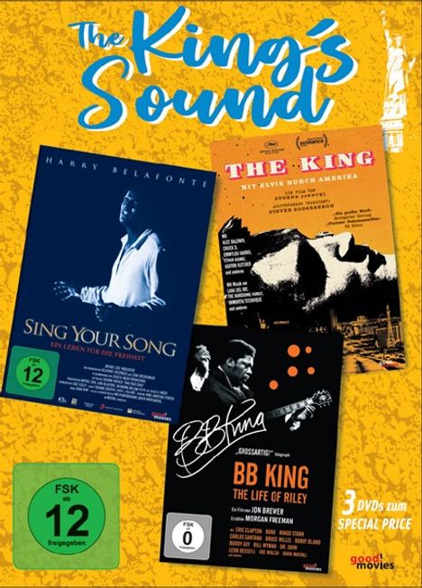 The King's Sound (3 Filme), 3 DVDs