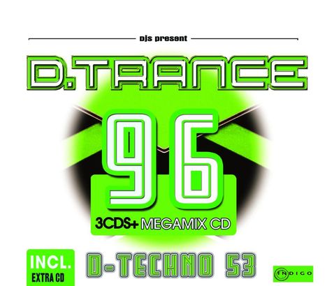 D.Trance 96 (incl. D-Techno 53), 4 CDs
