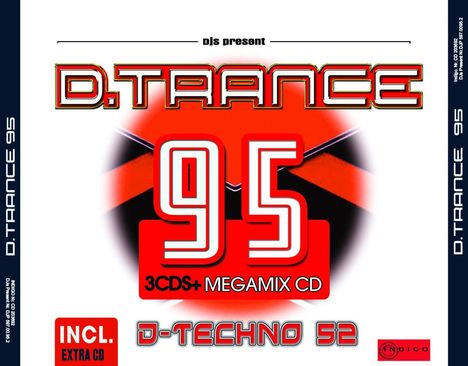 D.Trance 95 (incl. D-Techno 52), 4 CDs