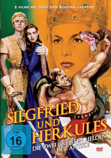 Siegfried und Herkules - Die zwei größten Helden der Antike (3 Filme), DVD