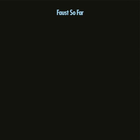 Faust: So Far, CD