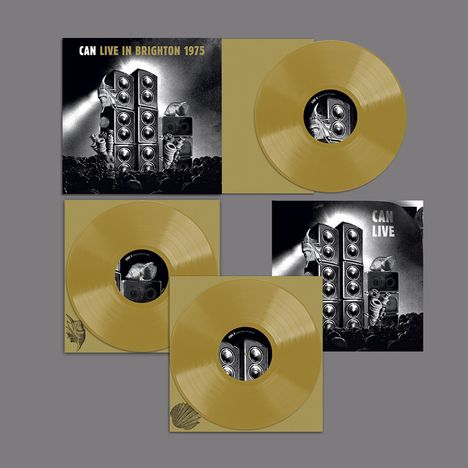 Can: Live In Brighton 1975 (Limited Edition) (Gold Vinyl), 3 LPs