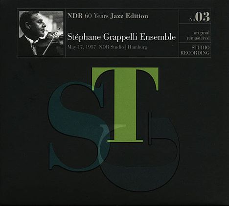 Stephane Grappelli (1908-1997): NDR 60 Years Jazz Edition No. 3 - Live May 17, 1957, NDR Studio Hamburg (remastered) (Mono), CD