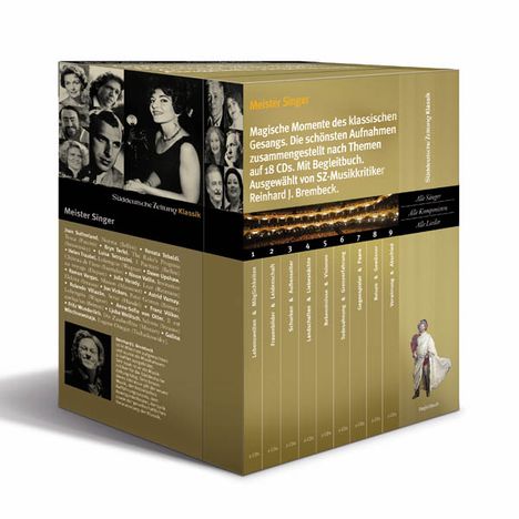 Meister Singer - Magische Momente des klassischen Gesangs, 18 CDs
