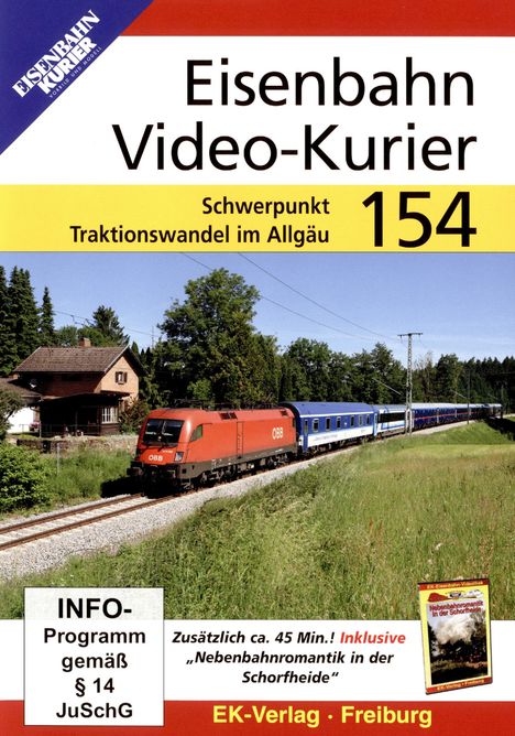 Eisenbahn Video-Kurier 154, DVD