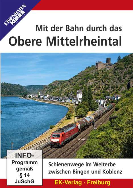 Mit der Bahn durch das Obere Mittelrheintal, DVD