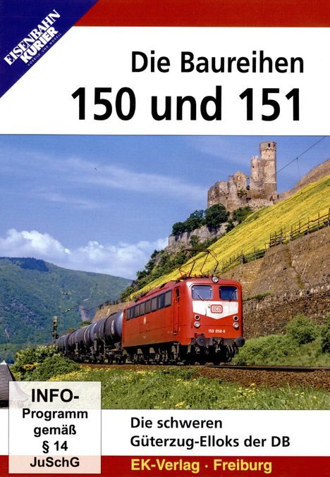 Die Baureihen 150 und 151 - Die schweren Güterzug-Elloks der DB, DVD