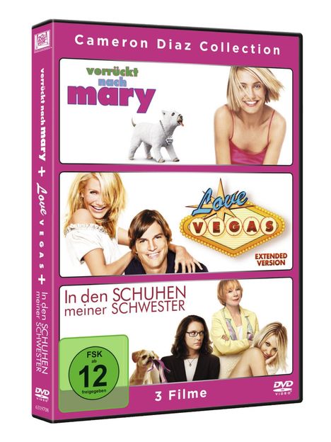 Cameron Diaz Collection (Verrückt nach Mary / Love Vegas / In den Schuhen meiner Schwester), 3 DVDs