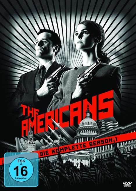 The Americans Season 1, 4 DVDs