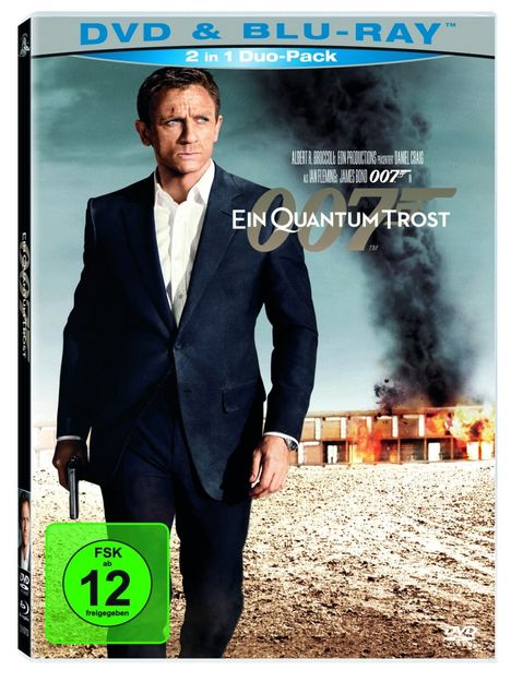 James Bond: Ein Quantum Trost (Blu-ray &amp; DVD), 1 Blu-ray Disc und 1 DVD