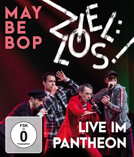 Maybebop: Ziel:los! Live im Pantheon, 1 Blu-ray Disc und 1 CD