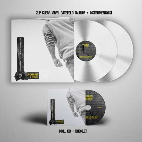 Lakmann &amp; Rooq: Reasonable Kraut (Limited Edition) (Clear Vinyl), 2 LPs und 1 CD