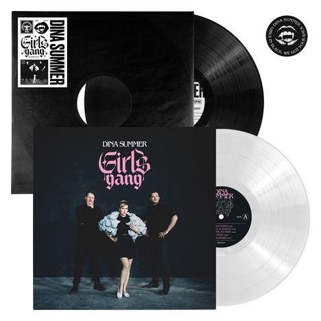 Dina Summer: Girls Gang (Limited Indie Edition) (White Vinyl) (+ Patch, exklusiv für jpc!), 1 LP und 1 Single 12"