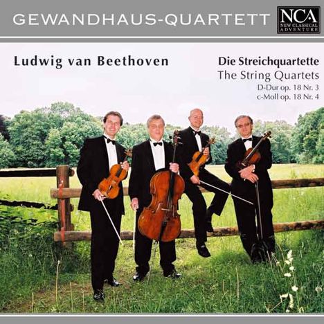 Ludwig van Beethoven (1770-1827): Streichquartette Nr.3 &amp; 4, CD