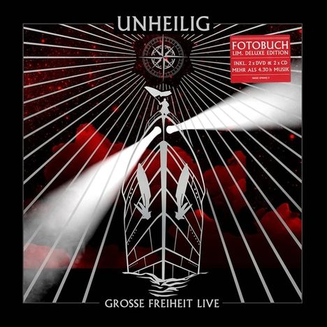 Unheilig: Große Freiheit Live 2010 (Limited Deluxe Edition) (2DVD + 2CD), 2 CDs und 2 DVDs