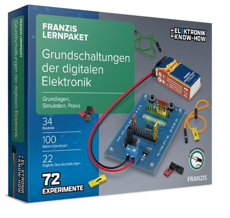 Burkhard Kainka: FRANZIS 67204 - FRANZIS Lernpaket: Grundschaltungen der digitalen Elektronik, Diverse