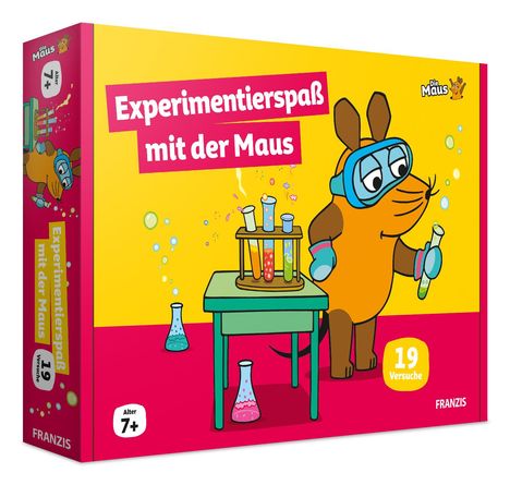 FRANZIS 67232 - Die Maus Experimentierspaß mit der Maus. Mehr als 20 Versuche! Für Kinder ab 7 Jahren, Diverse