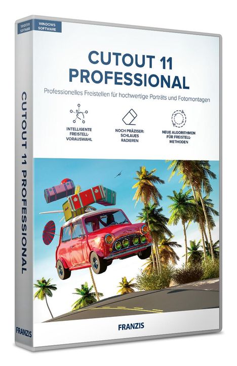 FRANZIS 70810 - CutOut 11 professional (Win), CD-ROM