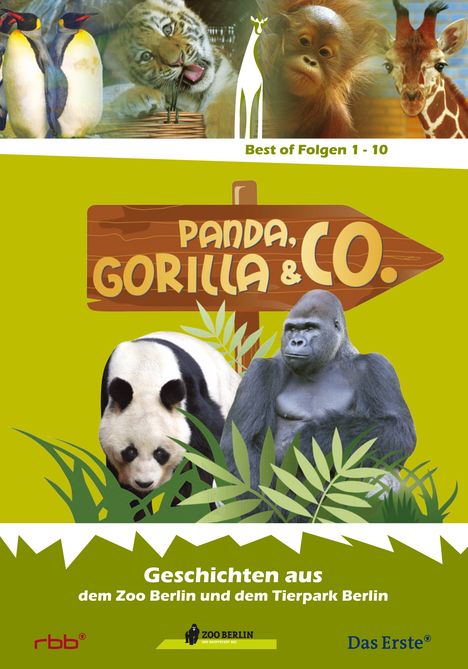 Panda, Gorilla &amp; Co. Vol.1 (Folgen 1-10), DVD