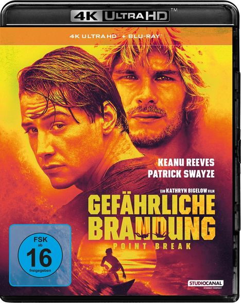 Gefährliche Brandung (Ultra HD Blu-ray & Blu-ray), 1 Ultra HD Blu-ray und 1 Blu-ray Disc