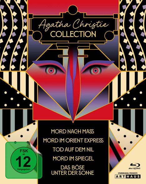 Agatha Christie Collection (Blu-ray), 5 Blu-ray Discs
