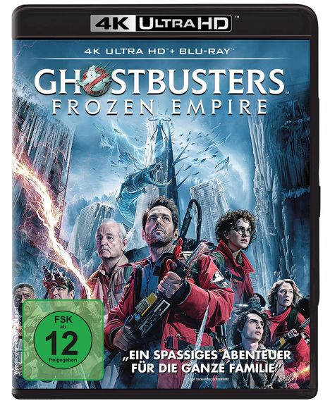 Ghostbusters: Frozen Empire (Ultra HD Blu-ray & Blu-ray), 1 Ultra HD Blu-ray und 1 Blu-ray Disc