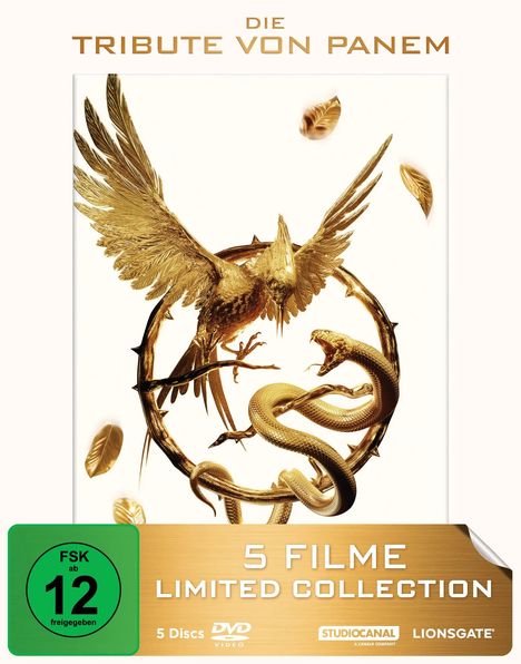 Die Tribute von Panem (5 Filme Limited Collection), 5 DVDs