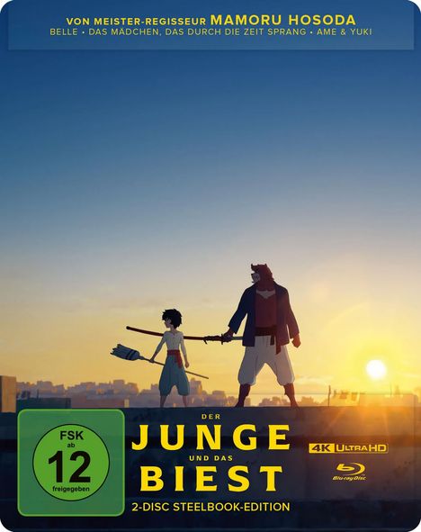 Der Junge und das Biest (Ultra HD Blu-ray & Blu-ray im Steelbook), 1 Ultra HD Blu-ray und 1 Blu-ray Disc