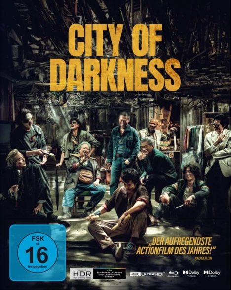 City of Darkness (Ultra HD Blu-ray &amp; Blu-ray im Mediabook), 1 Ultra HD Blu-ray und 1 Blu-ray Disc