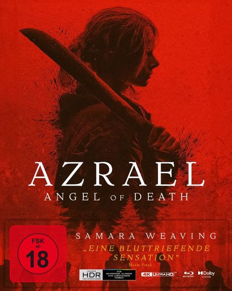 Azrael - Angel of Death (Ultra HD Blu-ray &amp; Blu-ray im Mediabook), 1 Ultra HD Blu-ray und 1 Blu-ray Disc