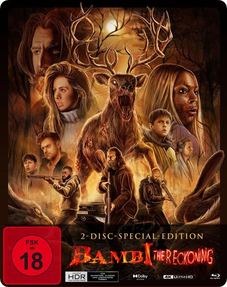 Bambi: The Reckoning (Ultra HD Blu-ray & Blu-ray im Steelbook), 1 Ultra HD Blu-ray und 1 Blu-ray Disc