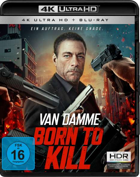 Born to Kill (2023) (Ultra HD Blu-ray &amp; Blu-ray), 1 Ultra HD Blu-ray und 1 Blu-ray Disc