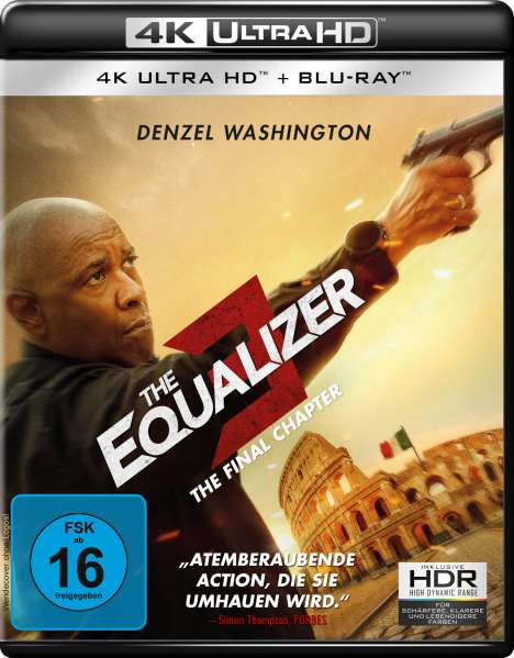 The Equalizer 3 - The Final Chapter (Ultra HD Blu-ray &amp; Blu-ray), 1 Ultra HD Blu-ray und 1 Blu-ray Disc