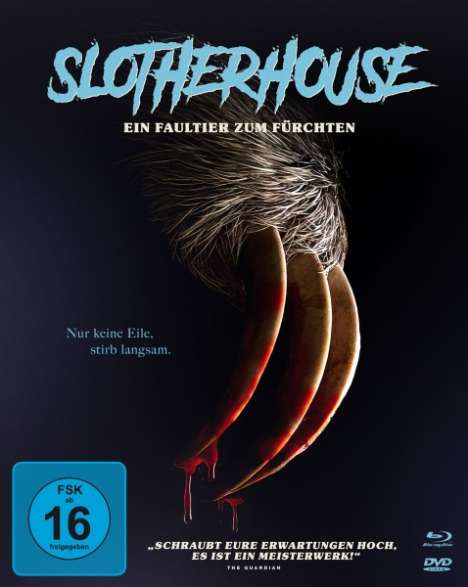 Slotherhouse - Ein Faultier zum Fürchten (Blu-ray &amp; DVD im Mediabook), 1 Blu-ray Disc und 1 DVD