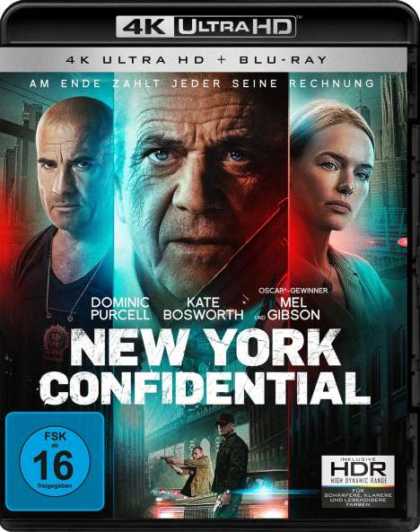 New York Confidential (2023) (Ultra HD Blu-ray &amp; Blu-ray), 1 Ultra HD Blu-ray und 1 Blu-ray Disc
