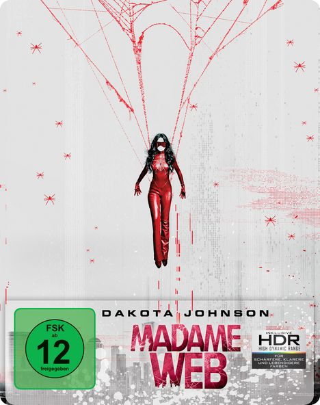 Madame Web (Ultra HD Blu-ray &amp; Blu-ray im Steelbook), 1 Ultra HD Blu-ray und 1 Blu-ray Disc