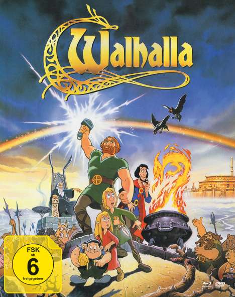 Walhalla (1986) (Blu-ray im Mediabook), 1 Blu-ray Disc und 1 DVD