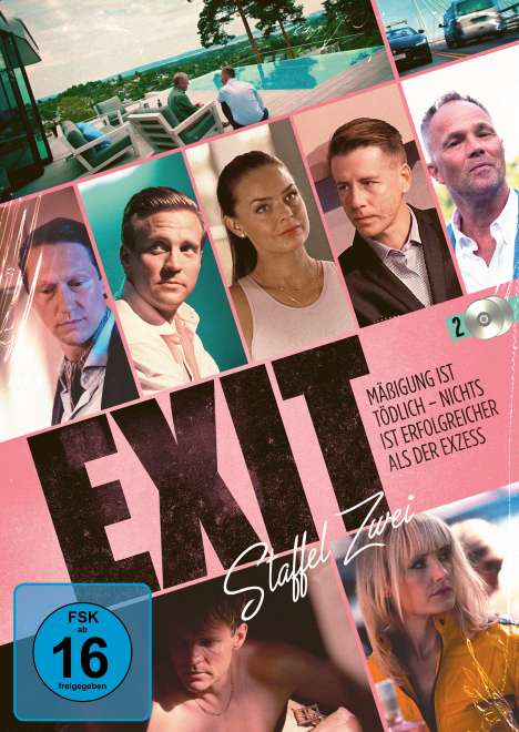 Exit Staffel 2, 2 DVDs