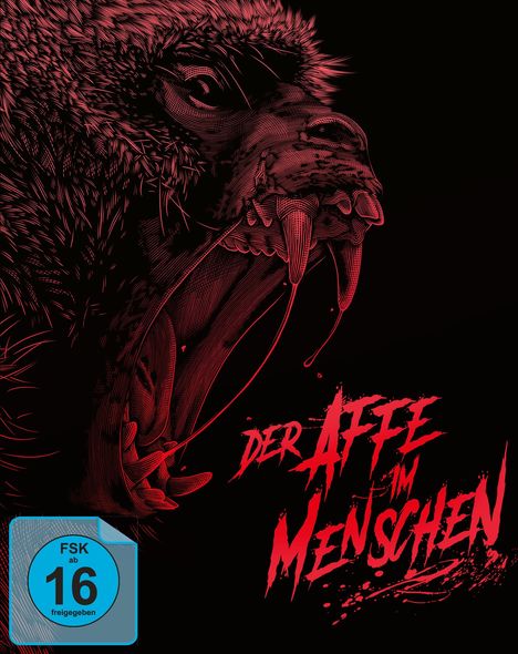 Der Affe im Menschen (Blu-ray &amp; DVD im Mediabook), Blu-ray Disc