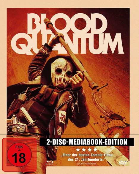 Blood Quantum (Blu-ray &amp; DVD im Mediabook), 1 Blu-ray Disc und 1 DVD